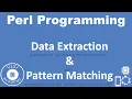 perl lecture12 data extraction using regular expression regex pattern matching