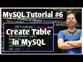 How to create a table in MySQL Create Table SQL Database