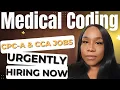 Entry-Level Medical Coding Jobs Hiring for CPC-A CCA Certification Holders