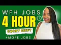 4 Hour SHORT Shift - Part Time Work From Home Jobs 2026