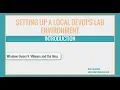 DevOps Setting Up A Local DevOps Lab Environment - learn DevOps