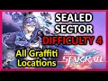 Sealed Sector Difficulty 4 - All Graffiti Locations