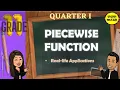 PIECEWISE FUNCTIONS GRADE 11 GENERAL MATHEMATICS Q1