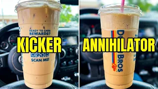 Dutch Bros Stickers and A Sugar Free Kicker - Irish Cream Coffee Drink