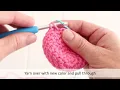 Crochet Invisible Color Change left handed