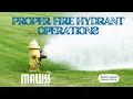 MAWSS Fire Hydrant Safety