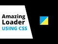 Amazing CSS Animated Loader CSS Triangle Loader CSS Animation