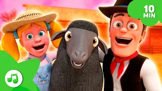 Best Kids Songs 🎵 Baa Baa Black Sheep & The Veggie Song | Zenon the Farmer [10 Min]