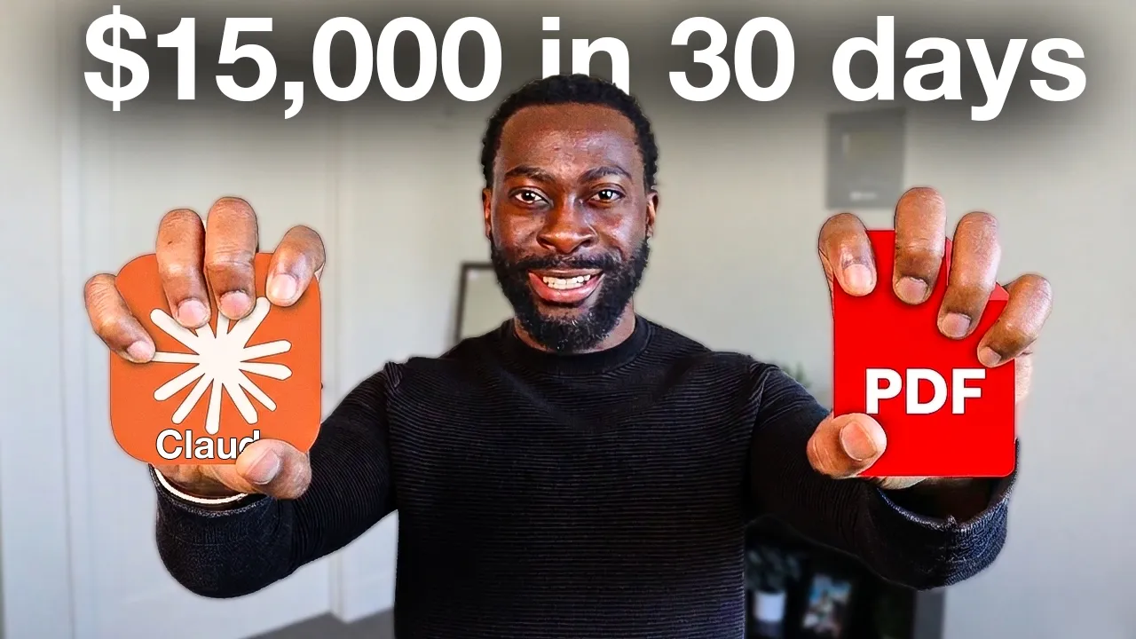 I Tried Using Claude AI To Make Money Online in 30 Days: video thumbnail