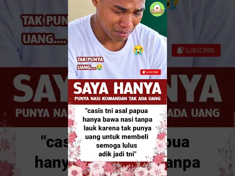 SAYA TAK PUNYA UANG KOMANDAN