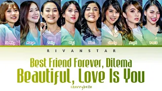 Download Cherrybelle - Best Friend Forever, Dilema, Beautiful, Love Is You (Color Coded Lyrics) MP3