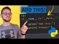 Why You Should Use Python if -
