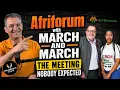 Afriforum with March and March The Meeting Nobody Expected