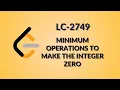 Leetcode 2749 Minimum Operations to Make the Integer Zero Hindi Java