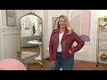 Wilson s Leather Madeline Asymmetrical Leather Jacket on QVC