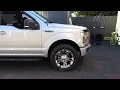 2017 FORD F150 WITH 20 INCH CHROME RIMS TIRES ZERO OFFSET