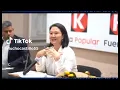 KEIKO FUJIMORI TOOK OFF HER MASK ON HER OWN