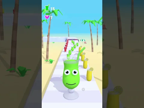 Juice Run Lvl.150 - Growing Bigger With Every Bottle πΉπ₯ #shorts #games #juicerun #gameshorts