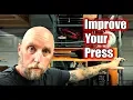 HF 20 Ton Shop Press Modifications and Improvements