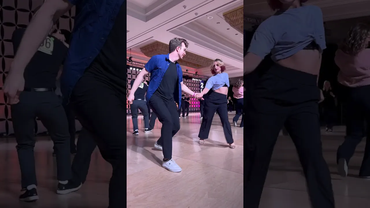 100% Improv West Coast Swing. DJ chose the song 😍 Our dance partner anniversary! #competition  #wcs