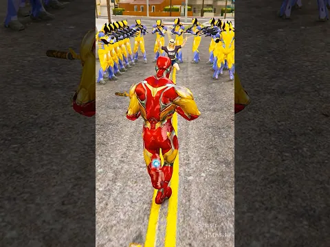 Ironman Can Rescued And Helps His Girlfriend From Wolverine Traps ! #shorts #shortsfeed #gta5