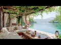 Download Lagu Lakeside Morning Terrace \u0026 Positive Jazz ☕ Happy Mood Jazz Instrumental Music for Deep Relaxation