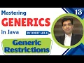 Generics Restrictions in Java
