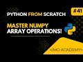 NumPy Array Operations Explained Arithmetic Stats Vectorization MO Academy 2025 2026