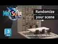 Maxscript Bits Tricks - Randomize Objects Colors Materials in 3ds Max
