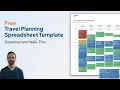 The Only Free Travel Spreadsheet You Need Download in Description