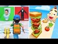 Monster Squad Rush Vs Sandwich Runner Max Gameplay Walkthrough New Update Android iOS