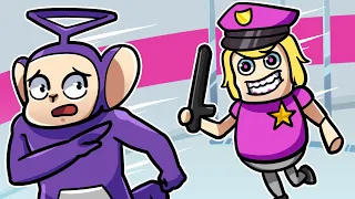 Download ESCAPE FROM POLICE GIRL! | Tinky Winky Plays: Roblox POLICE GIRL PRISON RUN MP3