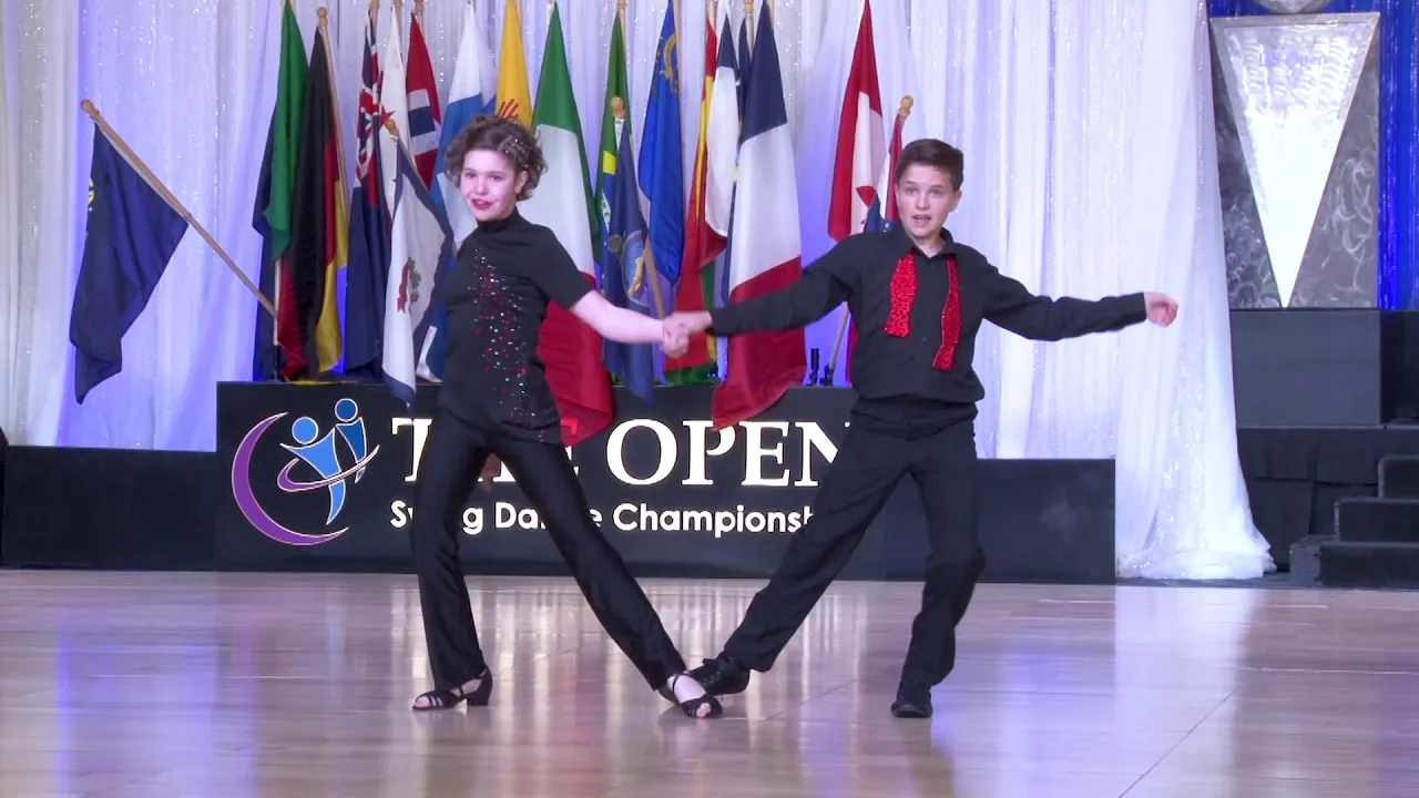 The Open 2019   1st Place   Young America   Seth Meyer and Lily Auclair