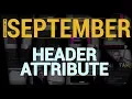Header Attribute