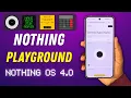 Download Lagu Nothing OS 4.0 Playground – Create Your Own Essential Apps with AI ! 🤖