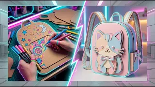 📦🎒 حقيبة ظهر DIY من الكرتون + المزيد من الحِرف الملونة والمبتكرة! 🌈