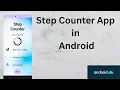 Create Step - App In Android Java Android Studio Tutorial