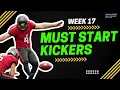 Top 3 Kicker Streamers for Week 17 2023 Fantasy Football