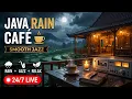 Luxury Rainy Rice Terrace Cafe Smooth Jazz Rain Sounds for Relaxing Study Sleep LIVE