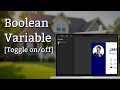 How to Create a Boolean Variable in GraFx Studio