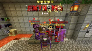 OTRO DIA CON MUCHISIMA PELEA Y PELEANDO POR DROPS EN MINECRAFT EXTREMO