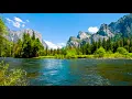 Download Lagu 4k Merced River from Waterfall in USA Valley. Relaxing River White Noise/ Sleep/ Study/ Meditation.