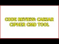 Code Review Caesar Cipher Cmd Tool 2 Solutions