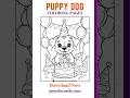 Puppy Dog Coloring Pages Free Printable PDFs