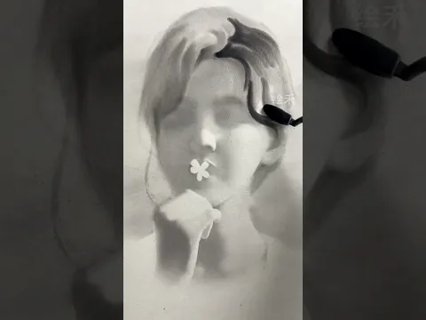 Charcoal Portrait drawing #pencilportrsit #shorts