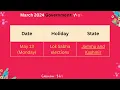 bank holidays in May 2024 - Holidays in May 2024