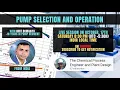 Pump Selection and Operation