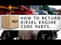 How to Return Diesel Engine Core Parts To HHP For Refunds