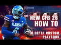 How to MASTER Custom Playbooks in College Football 26 In-Depth Guide
