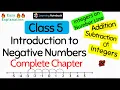 Class 5 Introduction to negative numbers Class 5 Integers